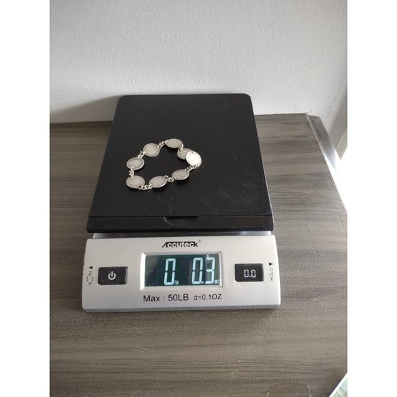 Vintage British Three Pence Silver Coins Dating 1873-1934 Bracelet No Clasp READ - Picture 9 of 10